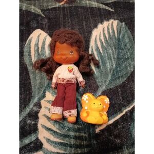 Vintage Y2K Strawberry Shortcake Orange Blossom Doll W Pet Butterfly